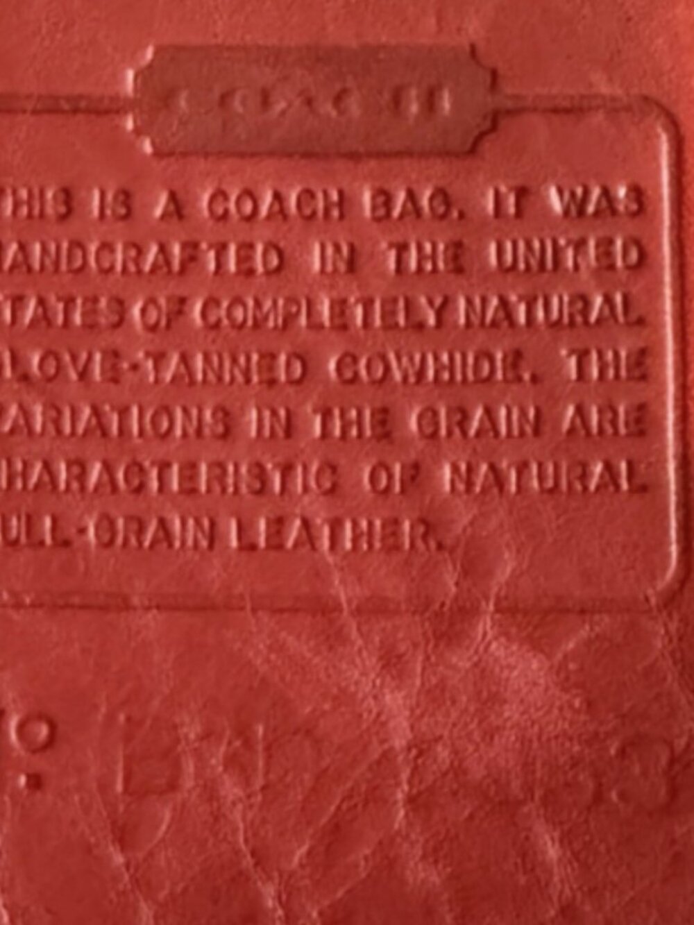 Vintage Coach Helen Berg’s Legacy #9953, Red - Picture 3 of 11